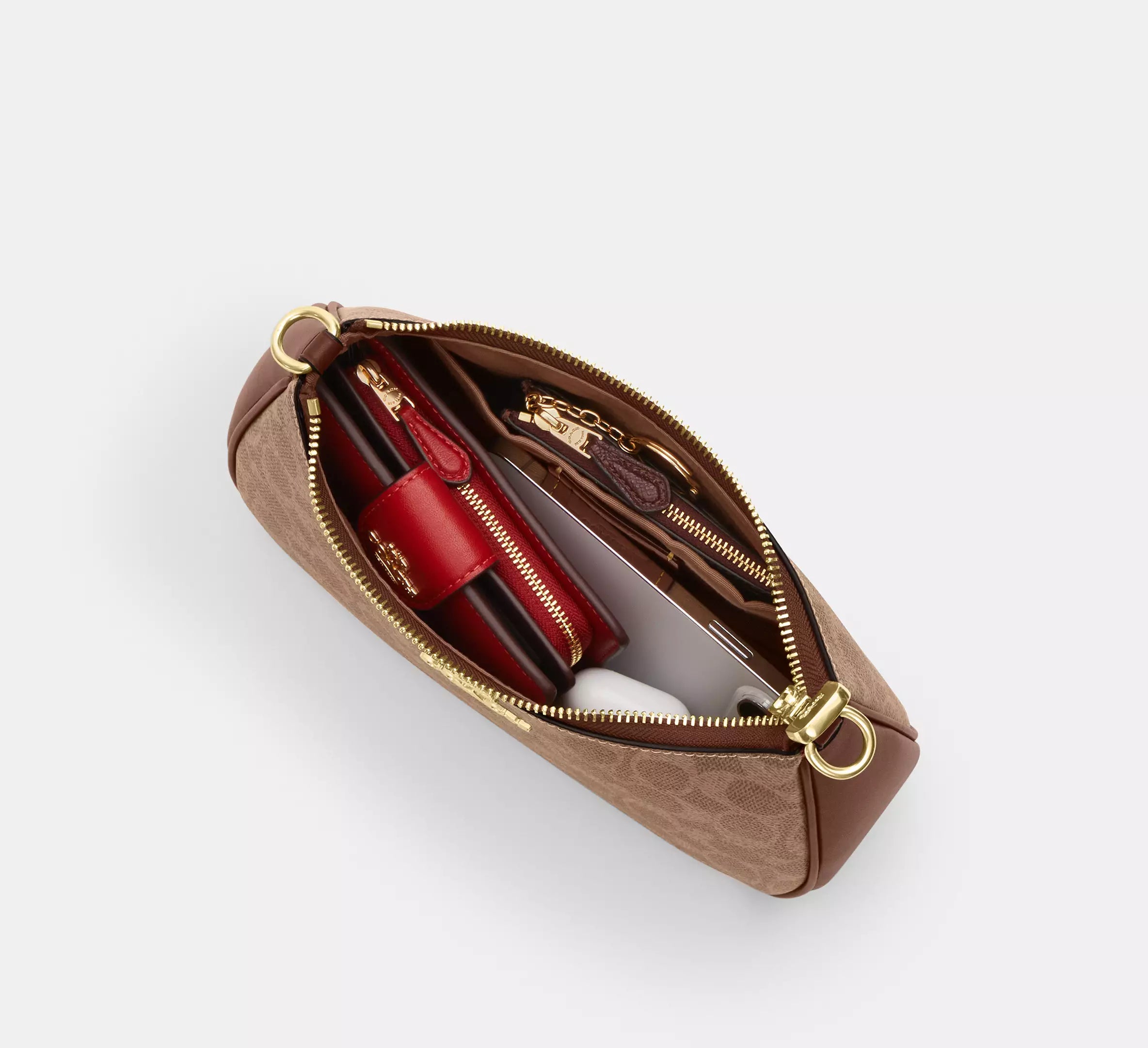Coach Teri Shoulder Bag In Signature Canvas
