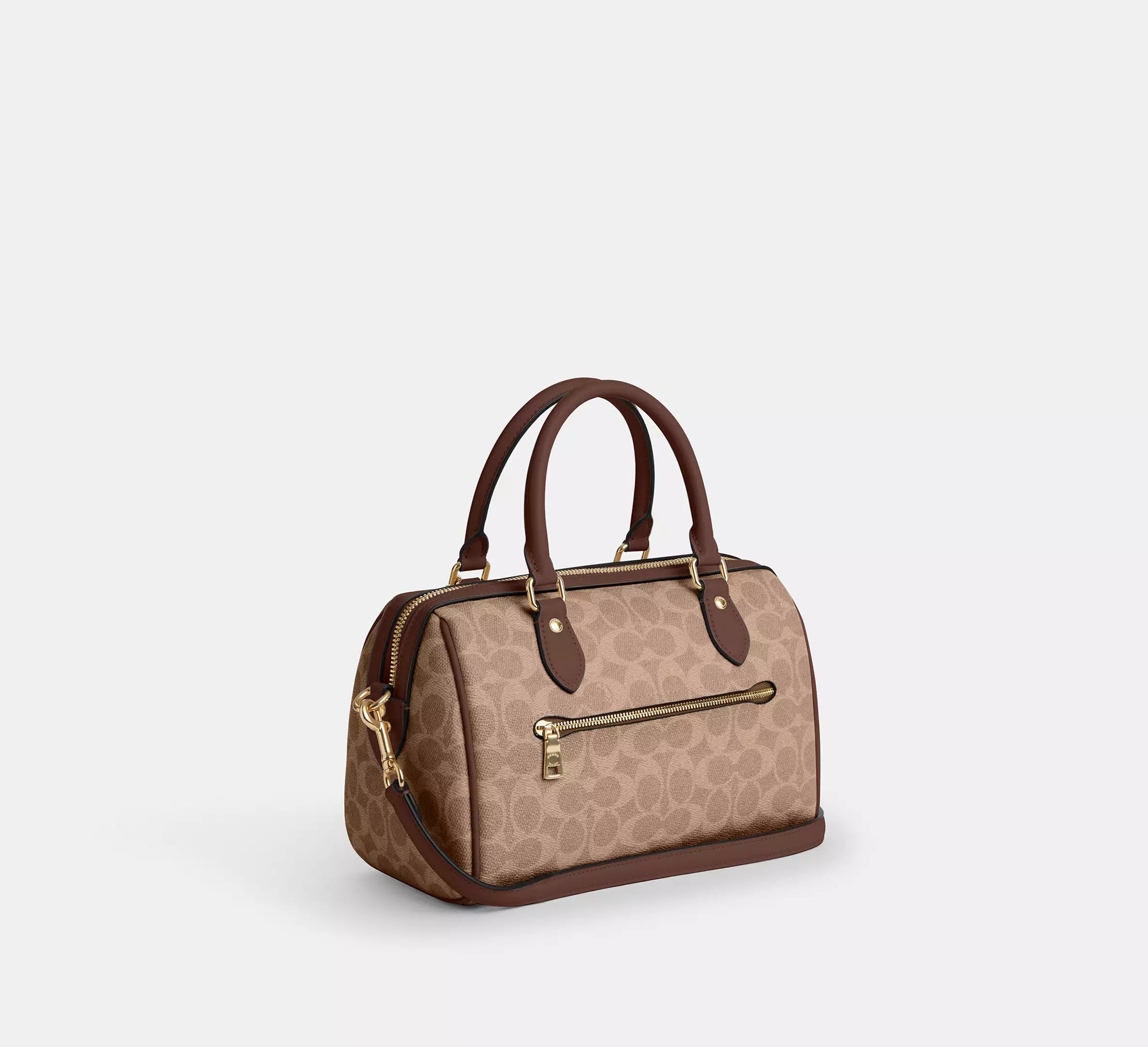 Coach Rowan Satchel Bag In Signature Canvas