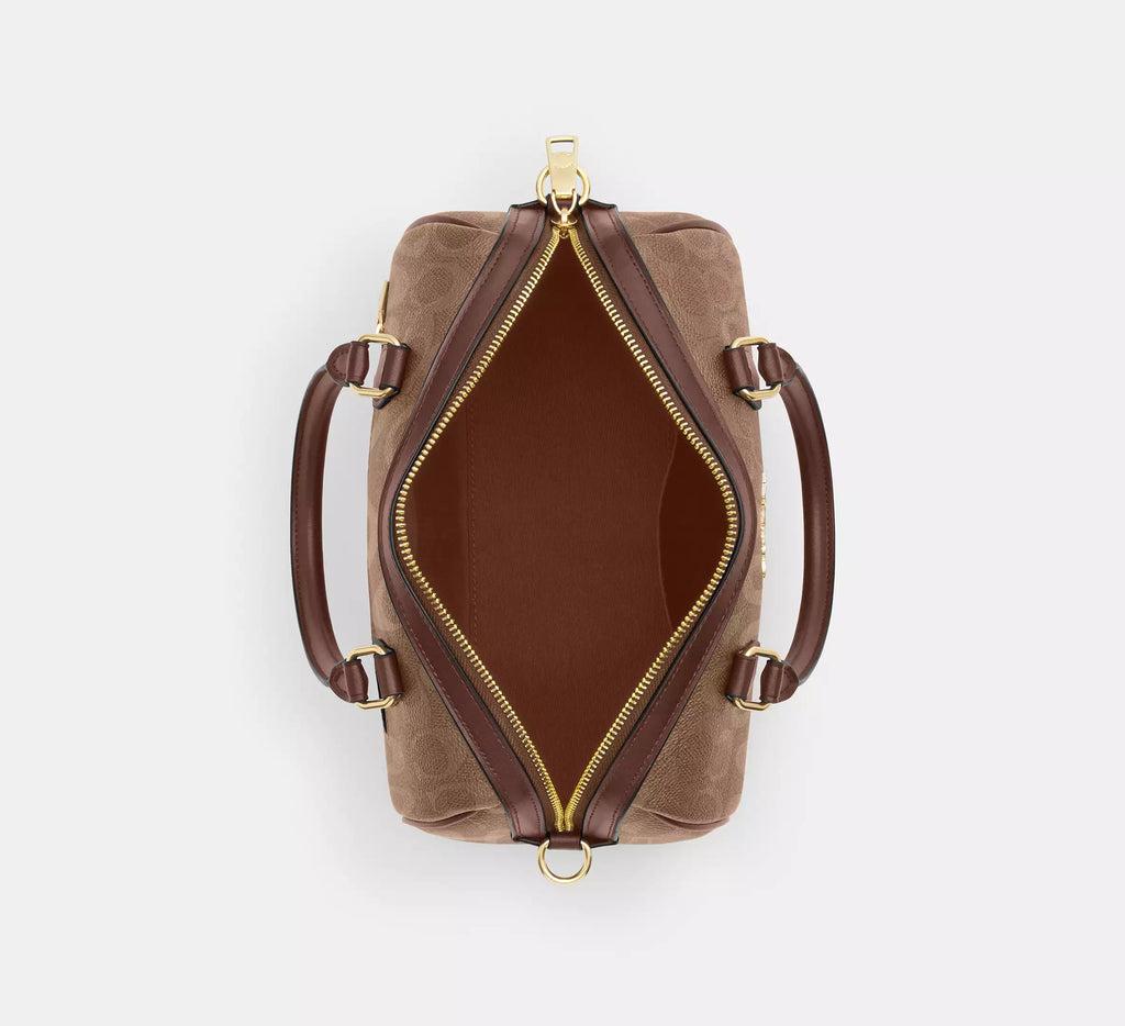 Coach Rowan Satchel Bag In Signature Canvas