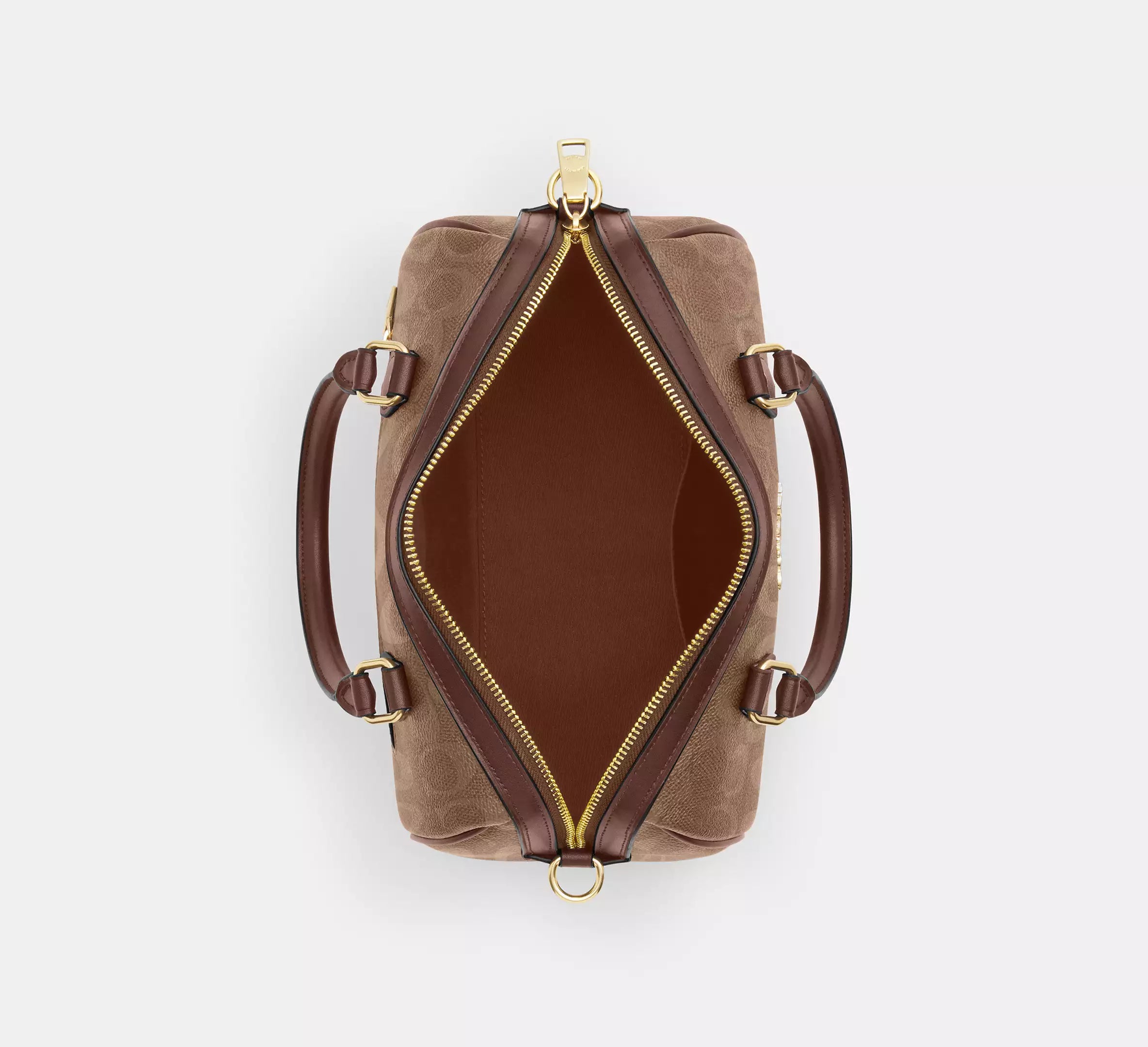 Coach Rowan Satchel Bag In Signature Canvas