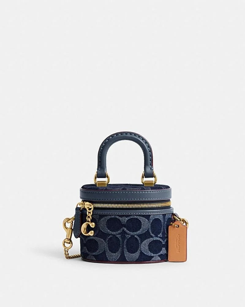 Trail Crossbody 12 In Signature Blue Denim
