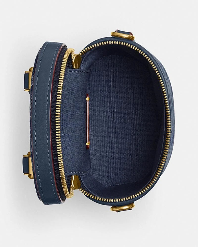 Trail Crossbody 12 In Signature Blue Denim